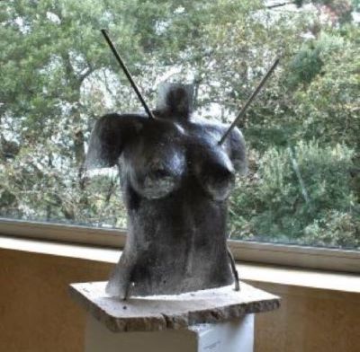 ESCULTURA MISTA 70X31X56 - AMOR PARA SEMPRE  -350 Euros