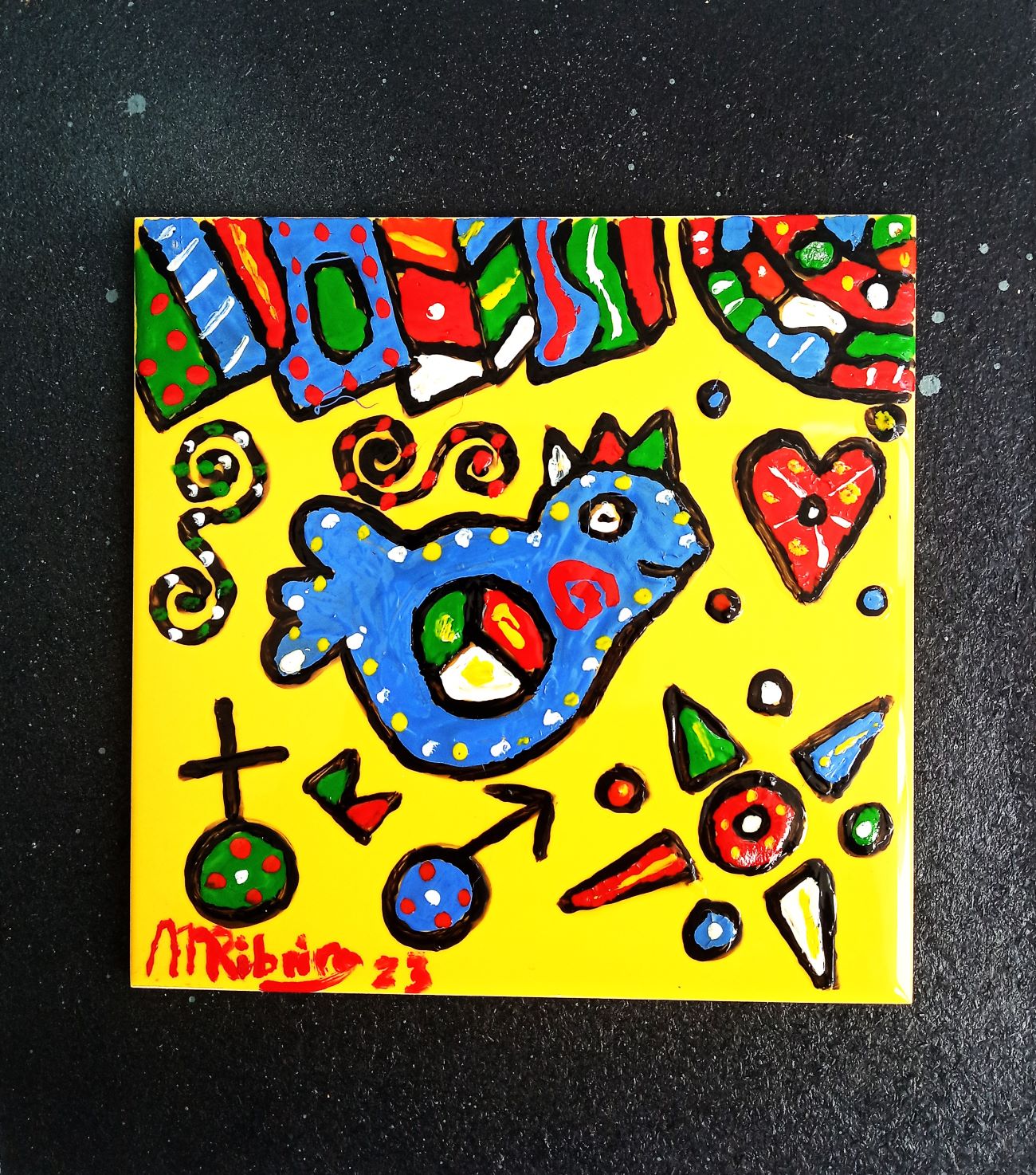 MISTA (AZULEJO, MADEIRA) 24x20cm- PAZ 2023 - 125 Euros 