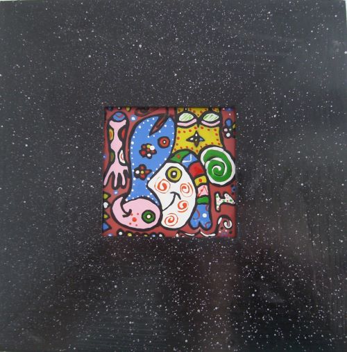 MISTA (AZULEJO, MADEIRA)  25X25cm - NO STRESS - 125 Euros 