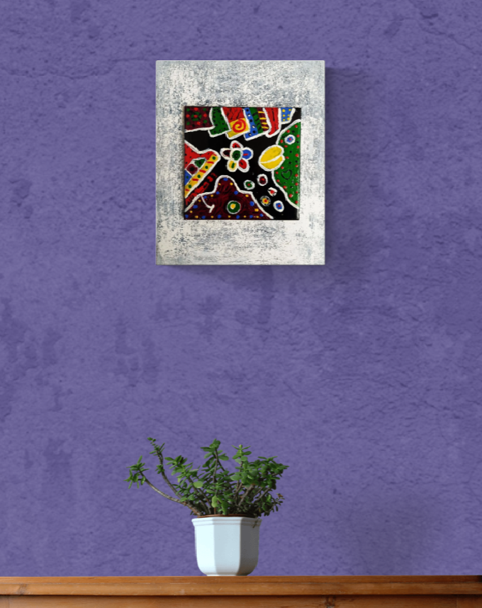 MISTA (AZULEJO, MADEIRA) 28x23cm- SAVE AMAZONIA 2023 - 125 Euros 