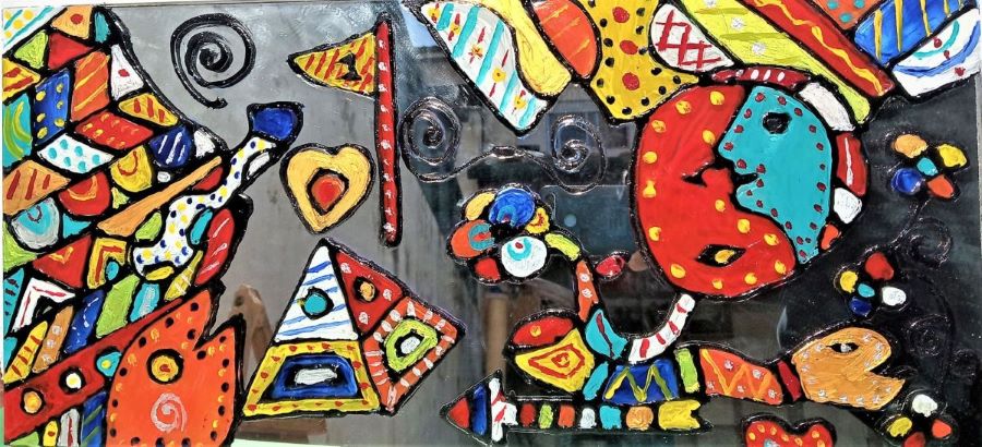 MISTA (RECICLAGEM DE MADEIRA, ESPELHO) 52x25cm- PARAISO SEM PECADO 2023 - 150 euros
