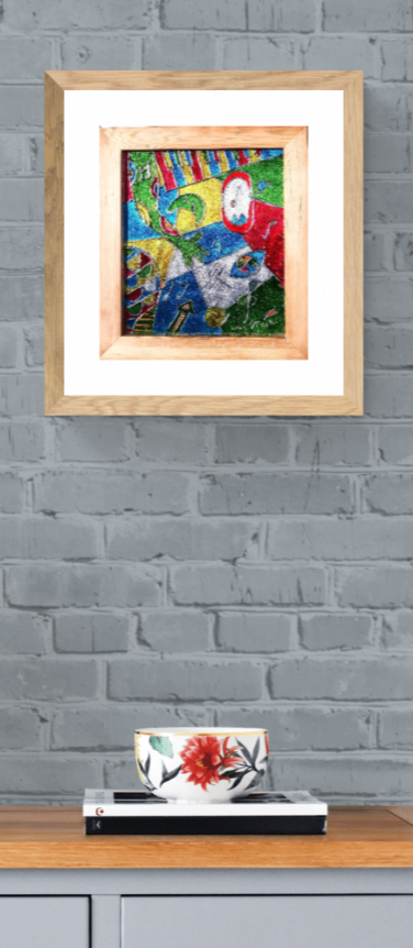 MISTA VITRAL- ALIMENTO DA ALMA 35x32cm 2023 - 125 euros 